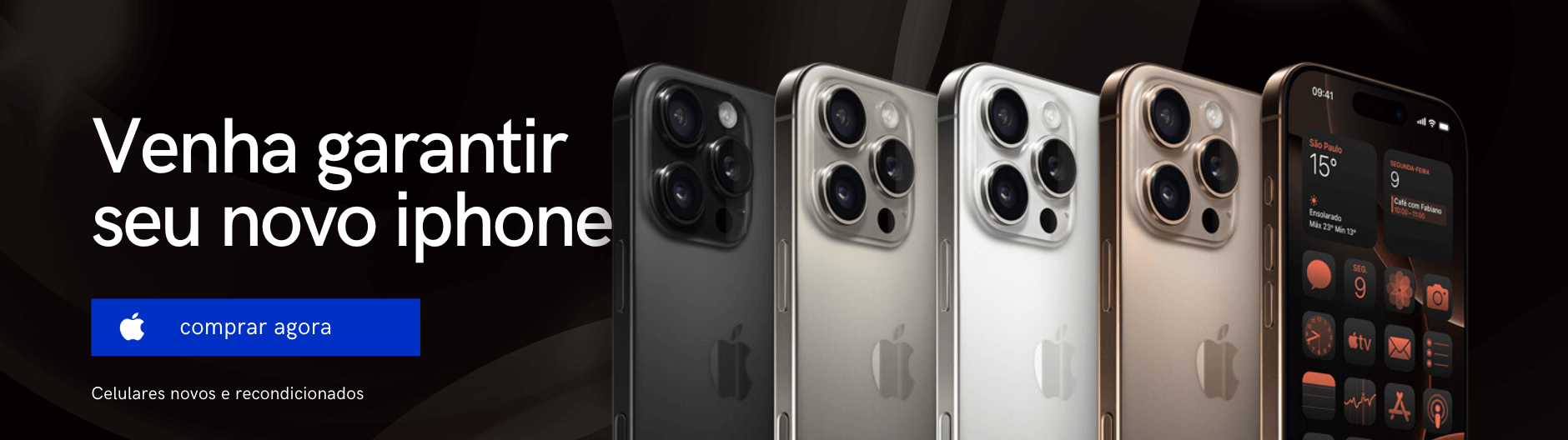 iPhone 16 com design premium e alto desempenho.